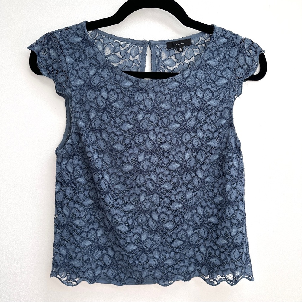 Talula Blue Floral Shirt